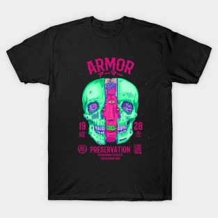 Galaxian Armor Skull T-Shirt